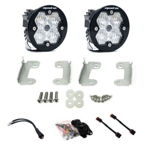Jeep Wrangler JL Fog Light Pocket Kit - Baja Designs - Squadron-R Sport 2.0 - Clear - `18-`25 Jeep Wrangler JL Fog Light Pocket Kit - Baja Designs - Squadron-R Sport 2.0 - Clear - `18-`25